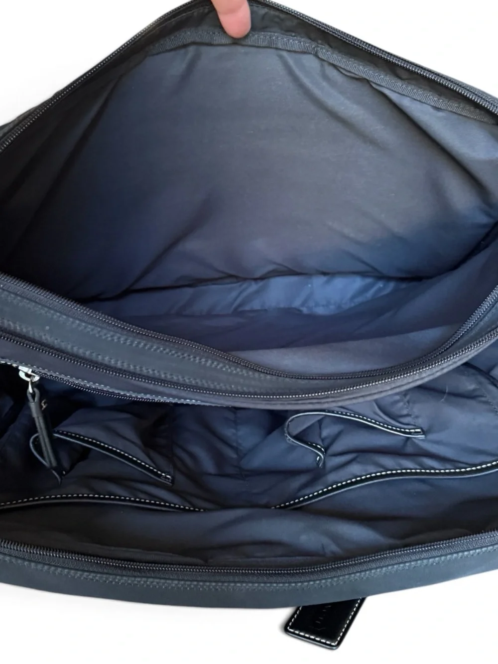 Coach Varick Briefcase | Black Nylon Laptop Bag | Professional Commuter
